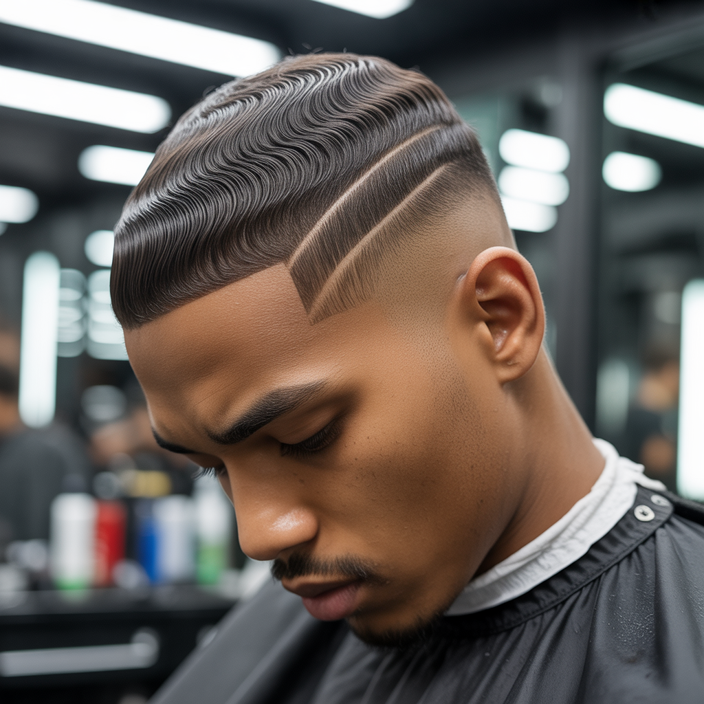 15 Bold Temple Fade Styles You Need to Try 5 Temple Fade with Waves
