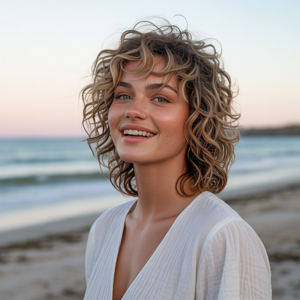 Curly Shag for Women: 15 Styling Ideas That Work 8 Tousled Curly Shag