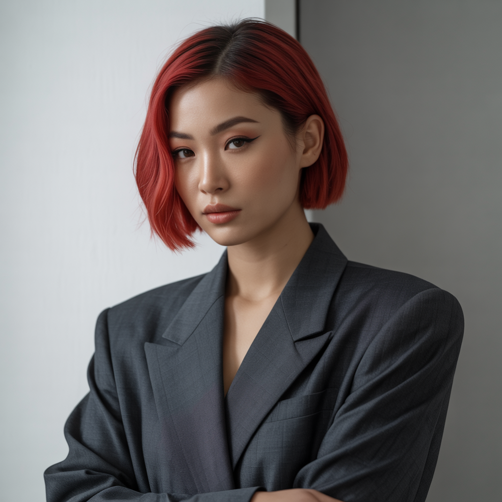 15 Tucked Hair for Women: Simple Yet Powerful Styles 14 Tucked Hair for Women with Bob Cut