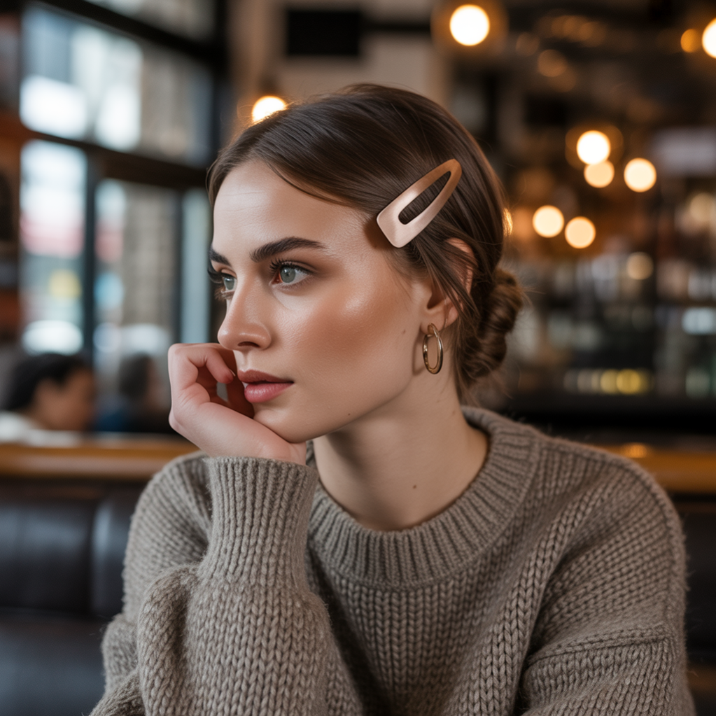 15 Tucked Hair for Women: Simple Yet Powerful Styles 11 Tucked Hair for Women with Hair Accessories