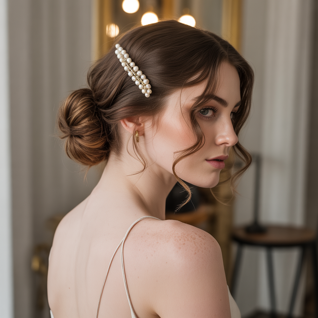 18 Gorgeous Bun Hairstyles for Effortless Elegance Every Day 4 Twisted Low Bun