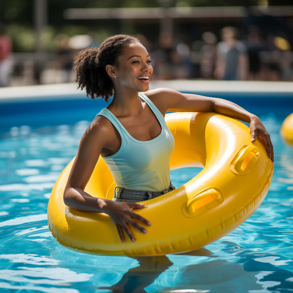20 Waterpark Hairstyles Perfect for Poolside Fun 8 Waterpark Hairstyles with Low Ponytail