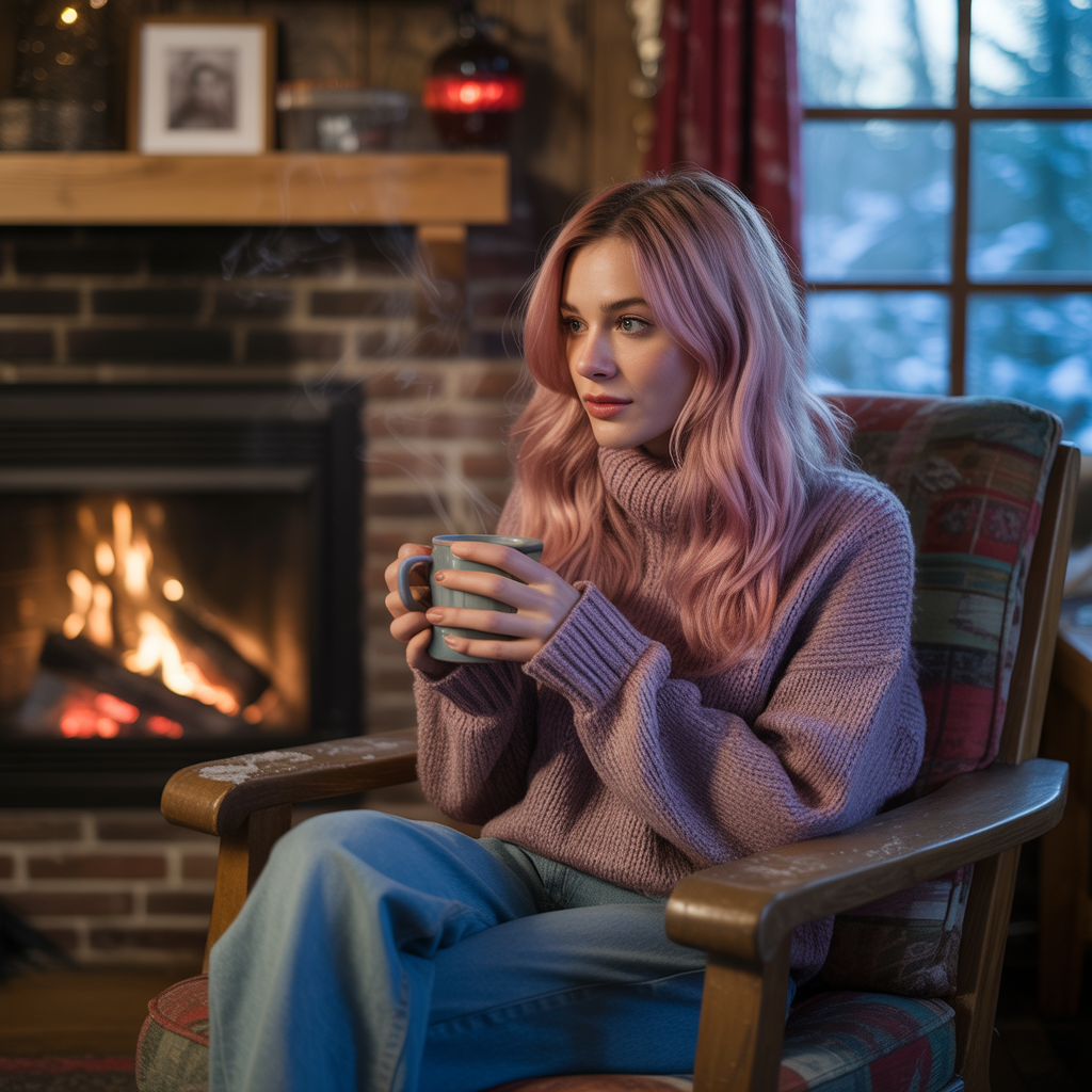 fancy dip dye hair color ideas