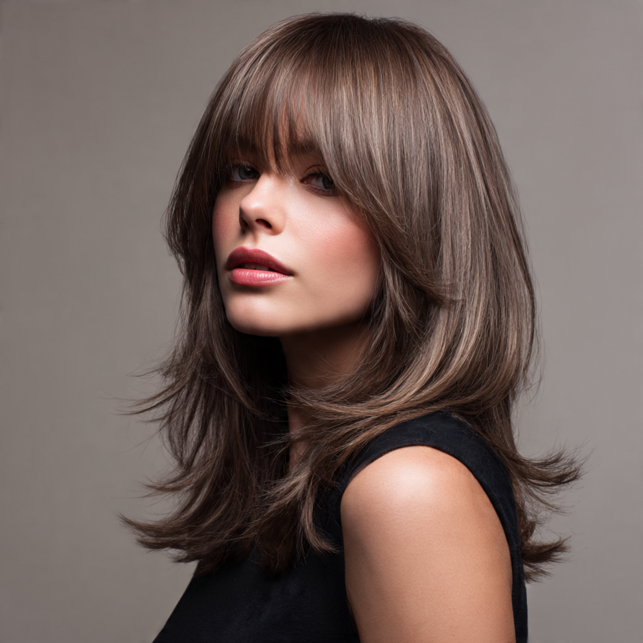 Medium Wolf Cut for Women – 25 Bold Hairstyles That Redefine Modern Edge 19 Ash Brown Medium Wolf Cut