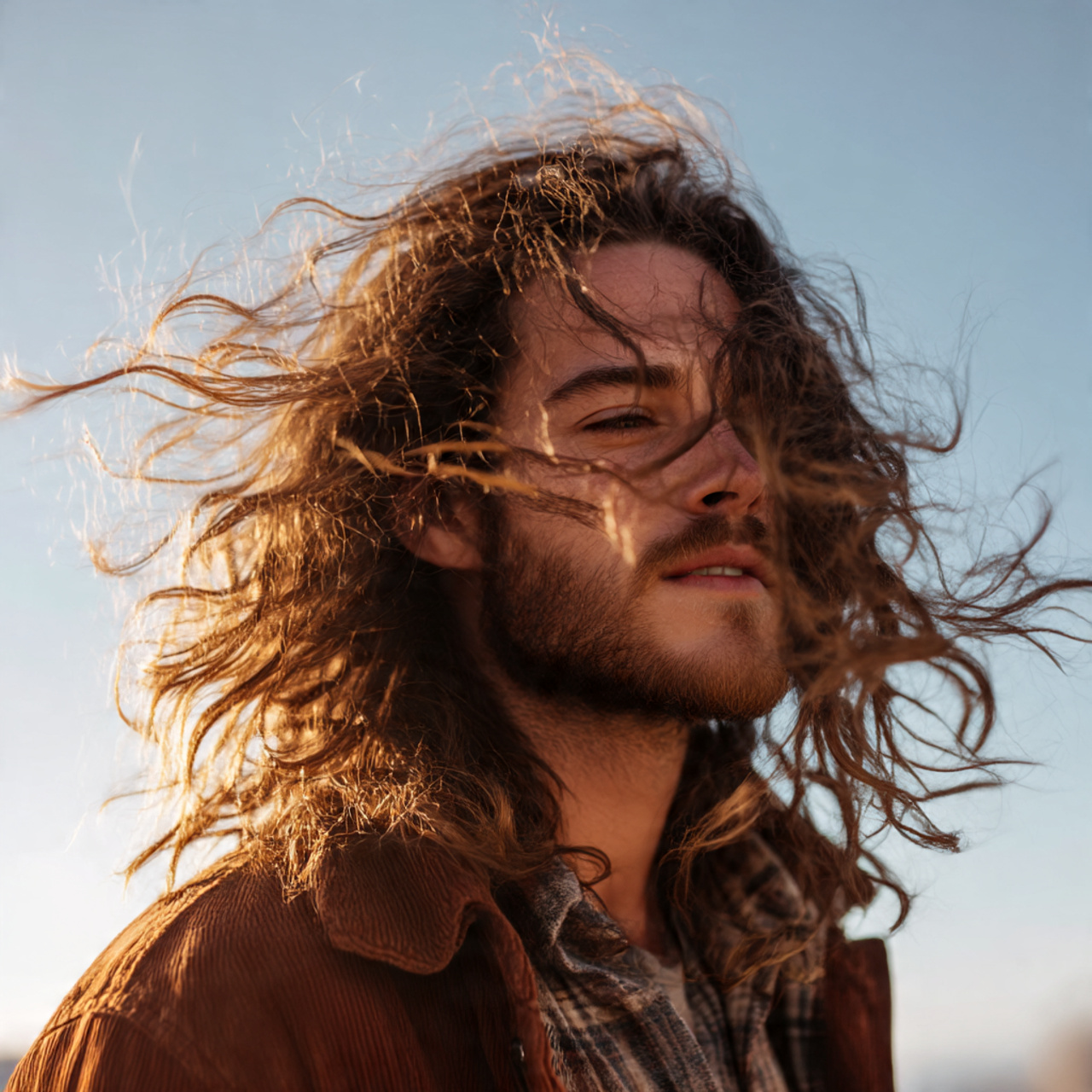 Bohemian Loose Hairstyles for Long Hair Men