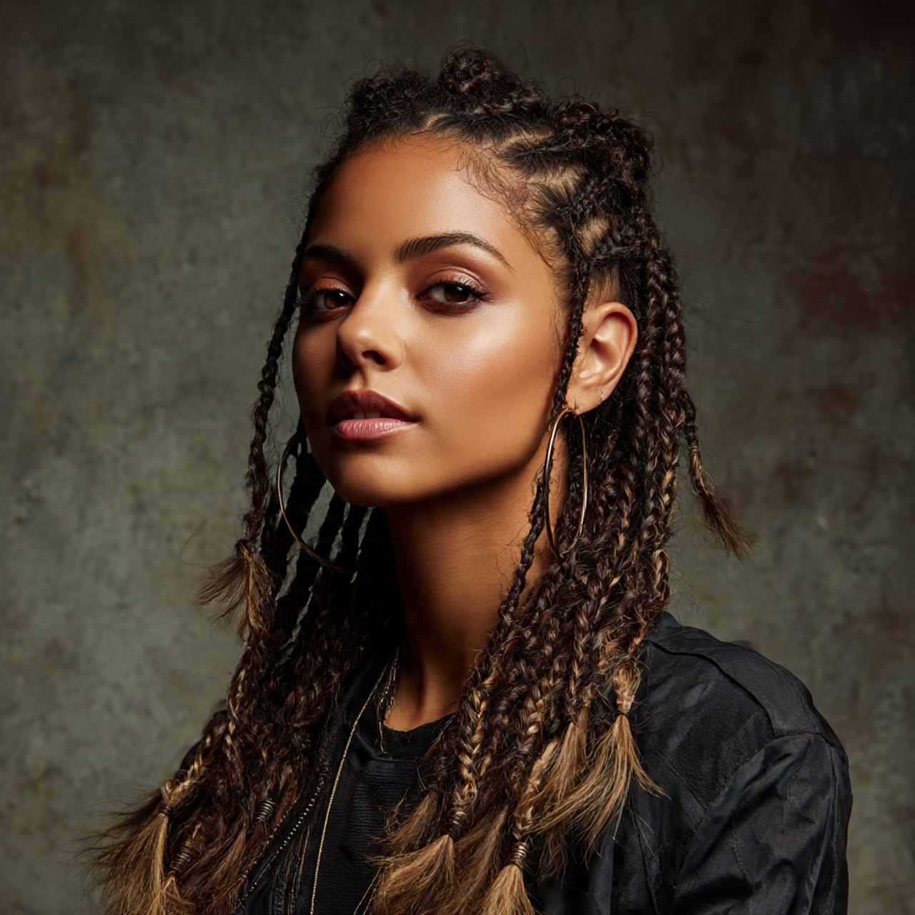 Box Wolf Cut Braids for Women