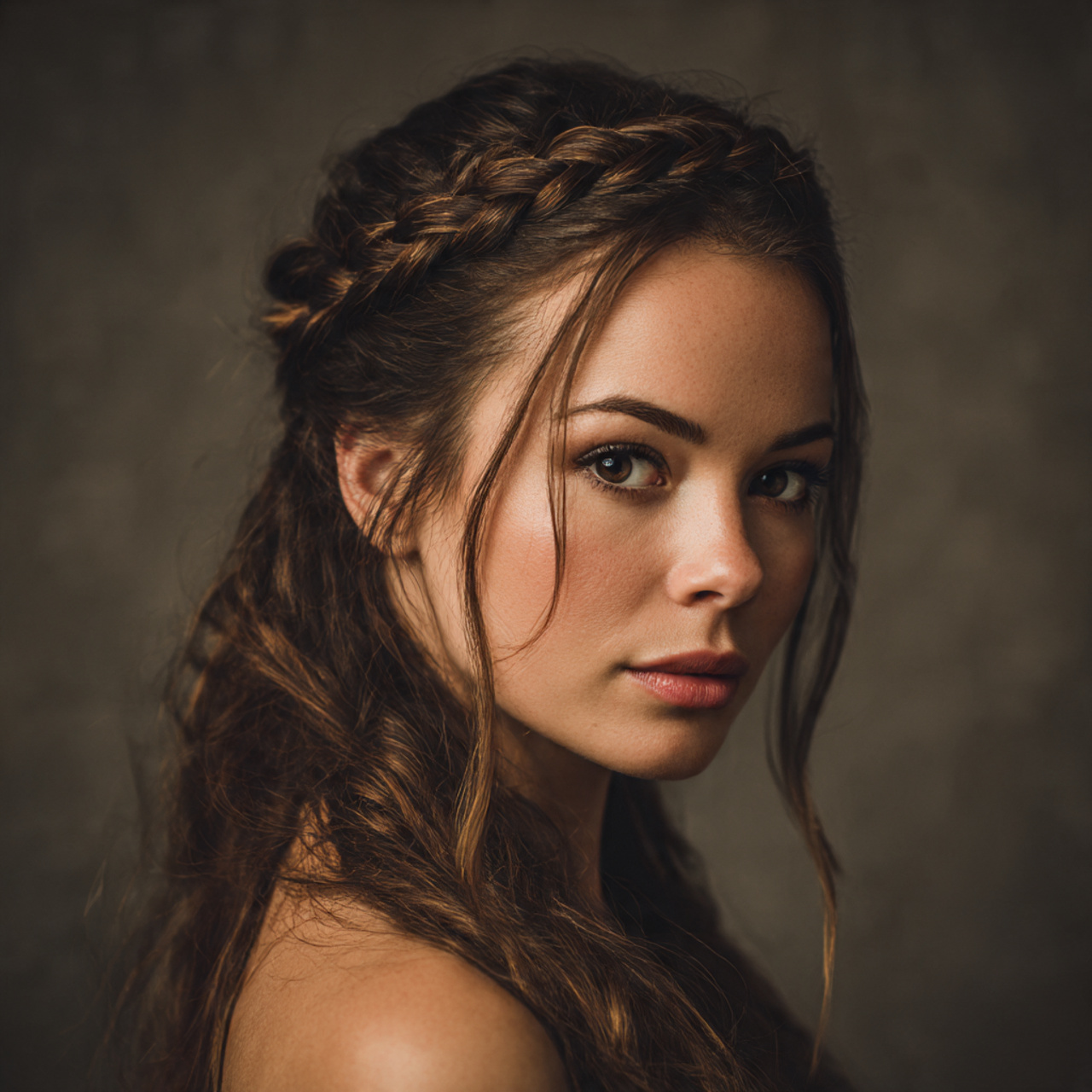 Braided Crown Hairstyles for Long Hair Women