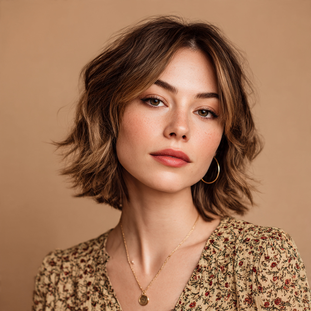 Butterfly Wolf Cut for Oval Faces