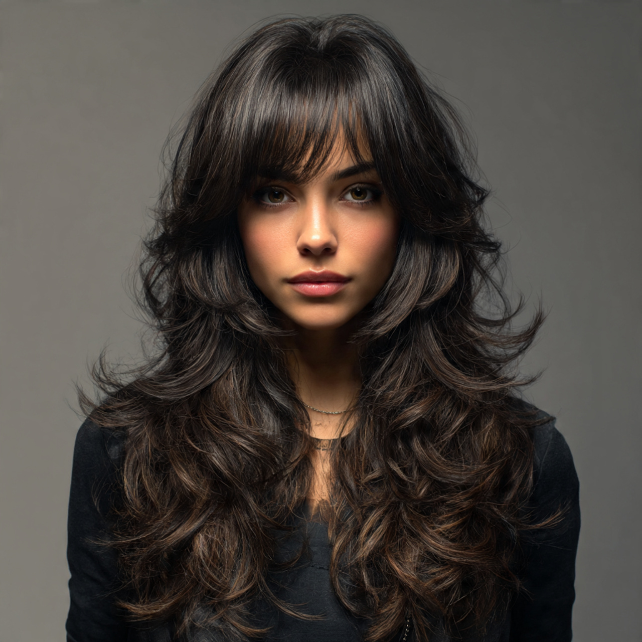 Butterfly Wolf Cut for Thick Hair