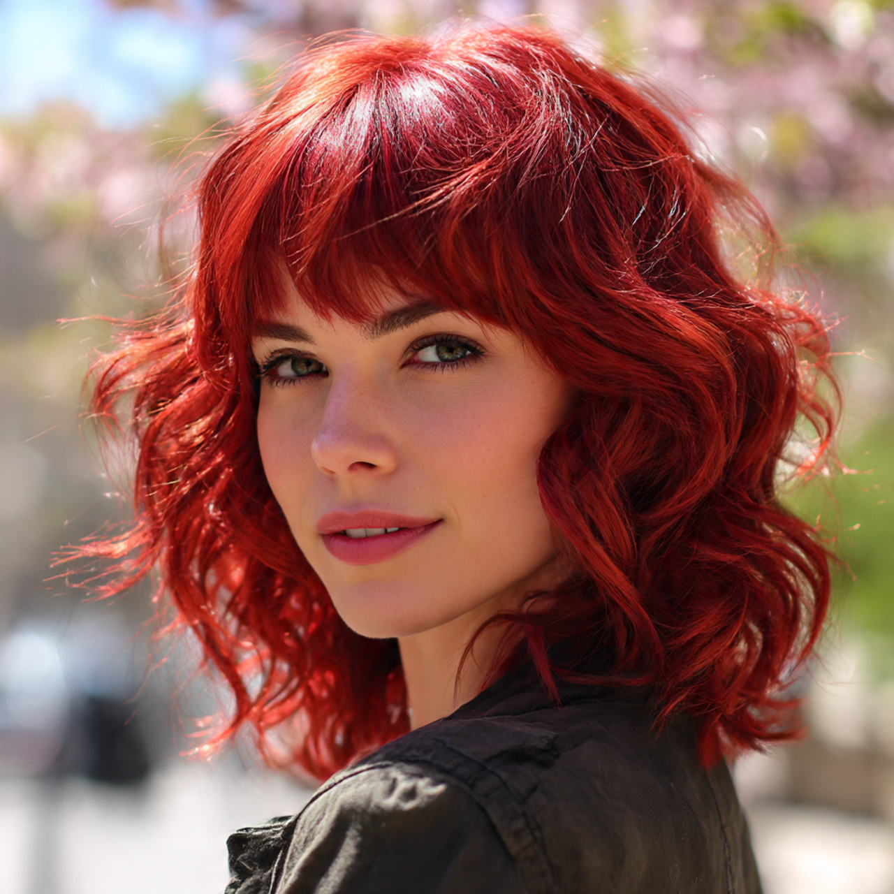 25 Stunning Red Wolf Cut for Women – Unleash Your Wild Beauty 4 Cherry Red Wolf Cut for Women