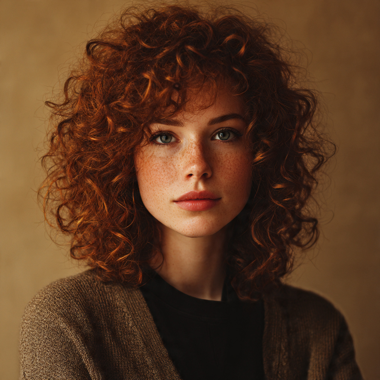 25 Stunning Red Wolf Cut for Women – Unleash Your Wild Beauty 16 Curly Red Wolf Cut for Women