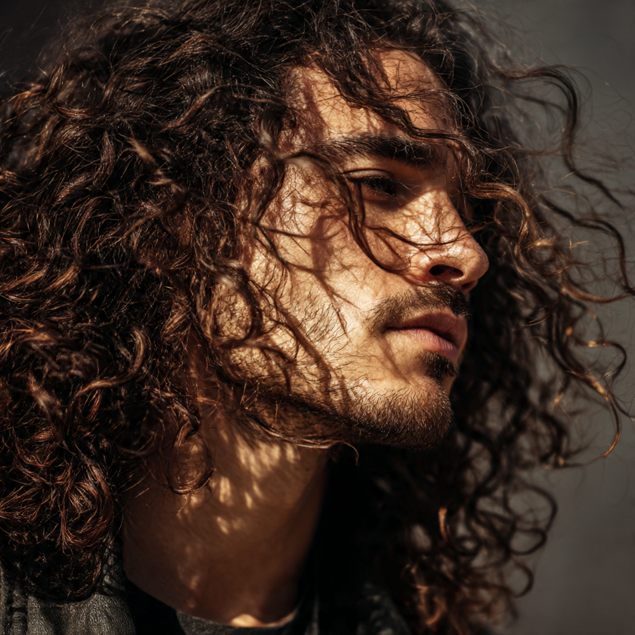 Curly haircuts for long hair men