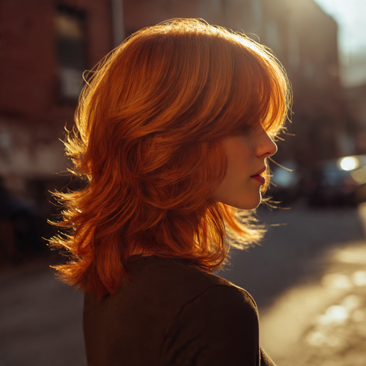 25 Stunning Red Wolf Cut for Women – Unleash Your Wild Beauty 1 Fiery Copper Red Wolf Cut for Women