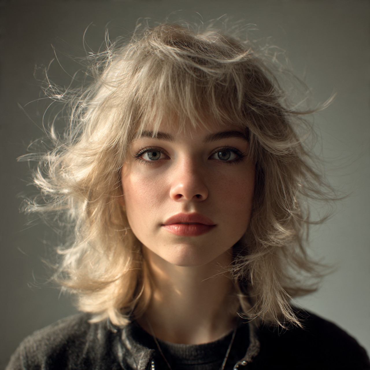 Fluffy Wolf Cut for Women with Wispy Bangs