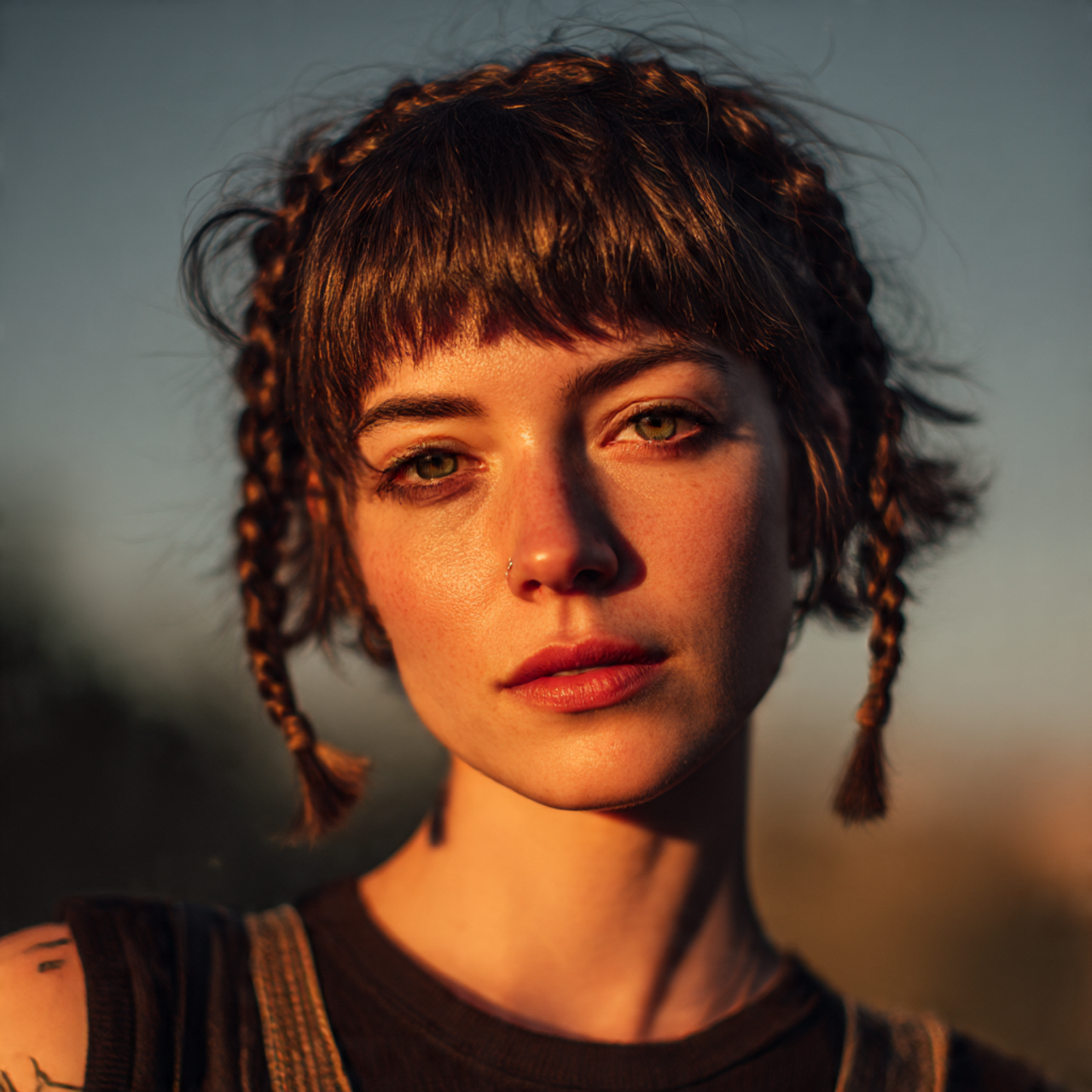 Front Wolf Cut Braids for Women