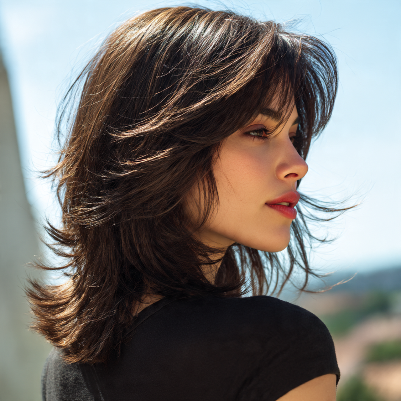 Medium Wolf Cut for Women – 25 Bold Hairstyles That Redefine Modern Edge 8 Layered Medium Wolf Cut with Volume