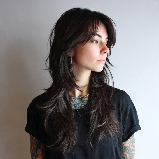 Long Wolf Cut with Hidden Layers