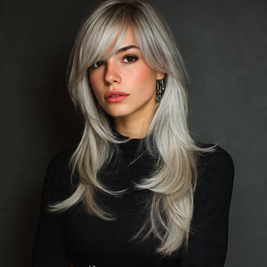 Long Wolf Cut with Soft Ends