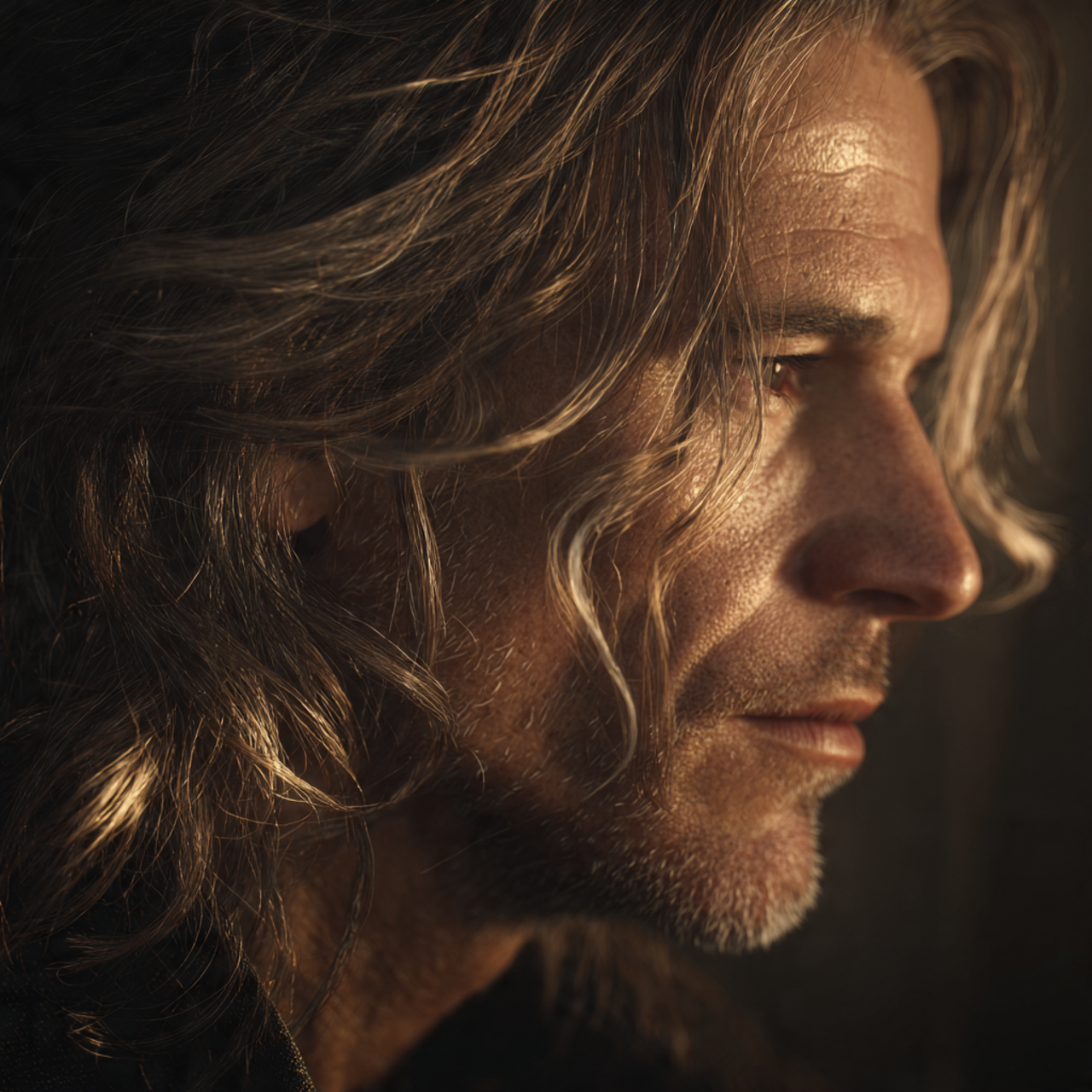 Long Wolf Mullet Men for Confident Flow