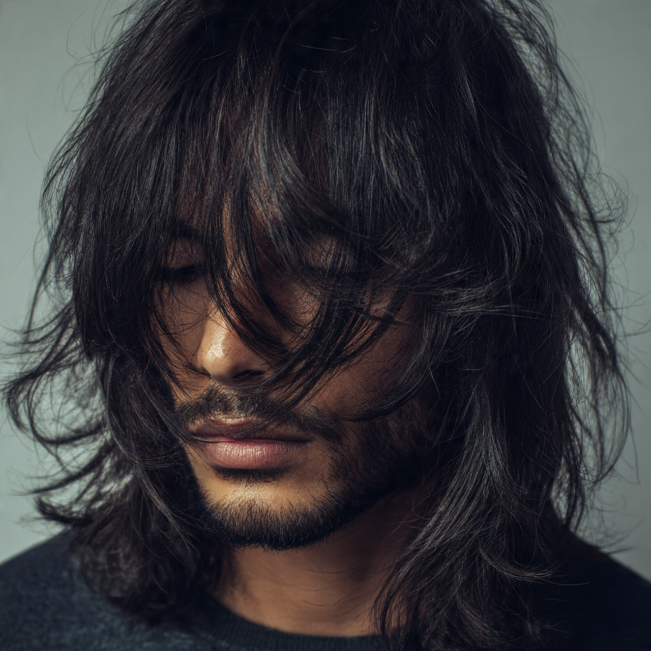 Long fringe haircuts for long hair men