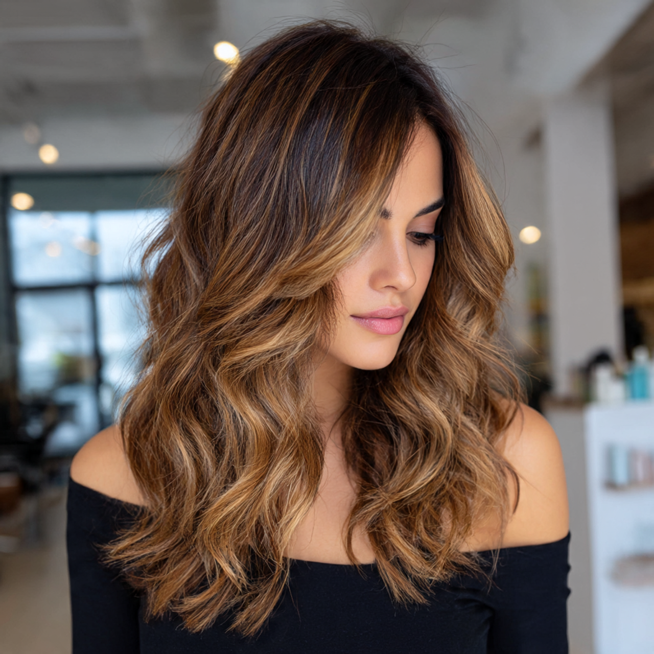 Medium Wolf Cut for Women – 25 Bold Hairstyles That Redefine Modern Edge 14 Medium Wolf Cut with Balayage Highlights