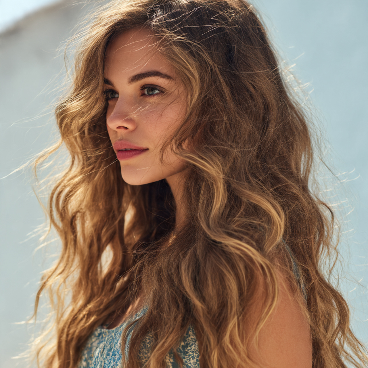 Mermaid Waves Hairstyles for Long Hair Women