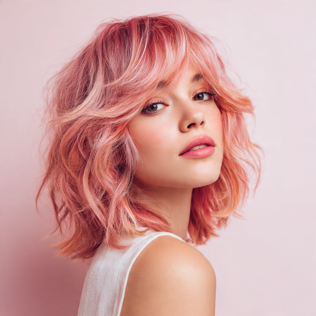 Pink Wolf Cut