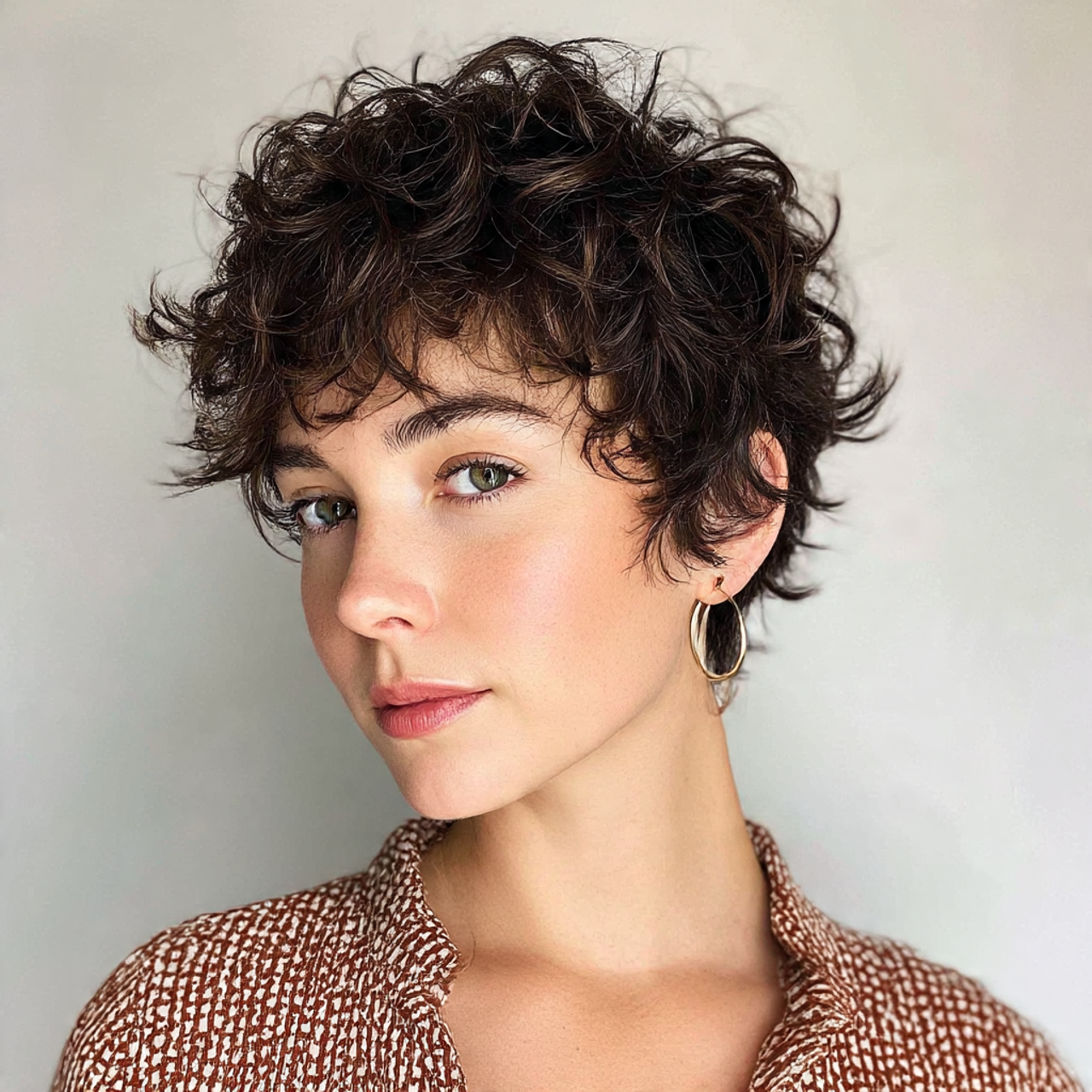 Pixie Wolf Cut: 20 Modern Ideas for a Fierce, Textured Look 14 Pixie Wolf Cut for Curly Hair