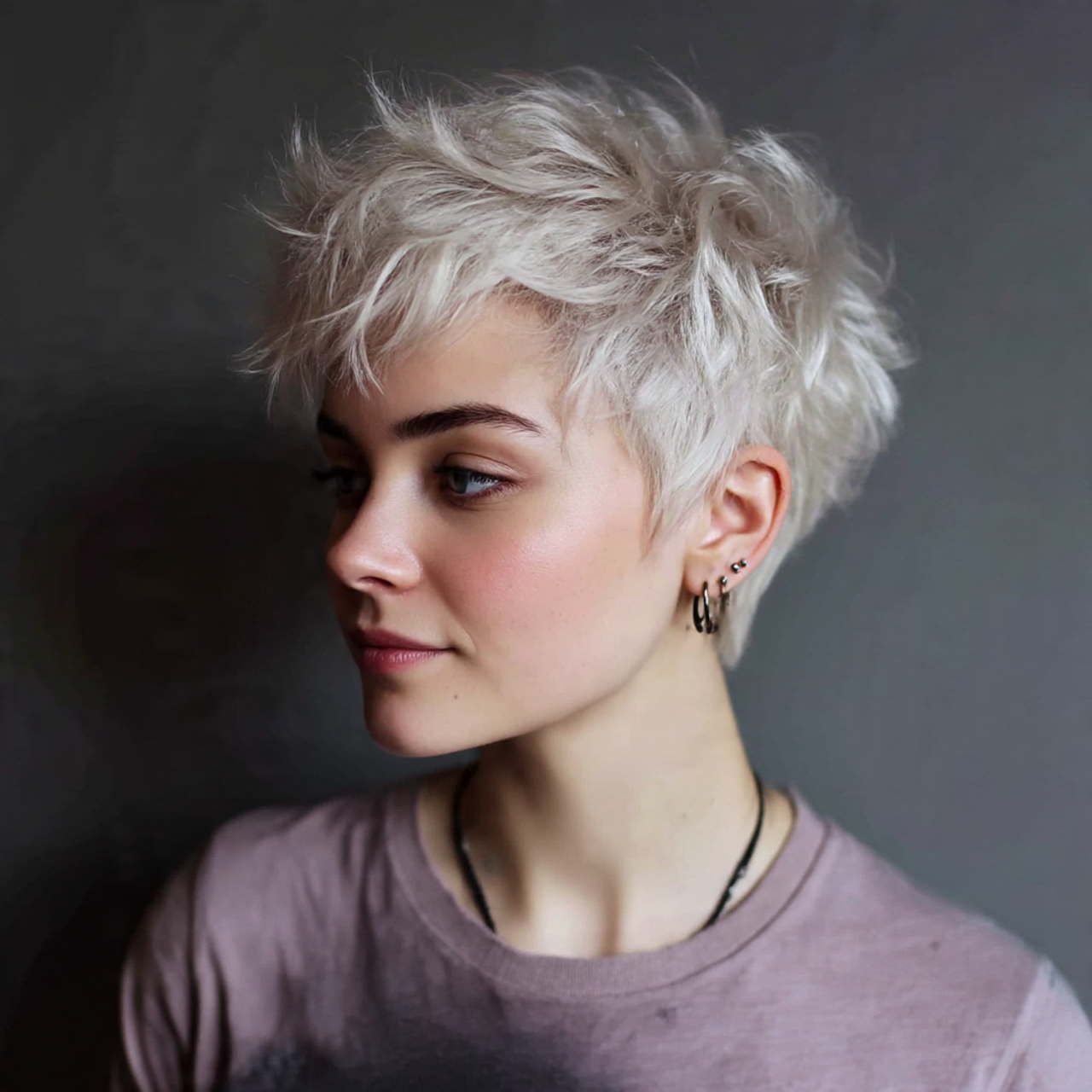 Pixie Wolf Cut: 20 Modern Ideas for a Fierce, Textured Look 17 Pixie Wolf Cut in Tousled Bedhead Style