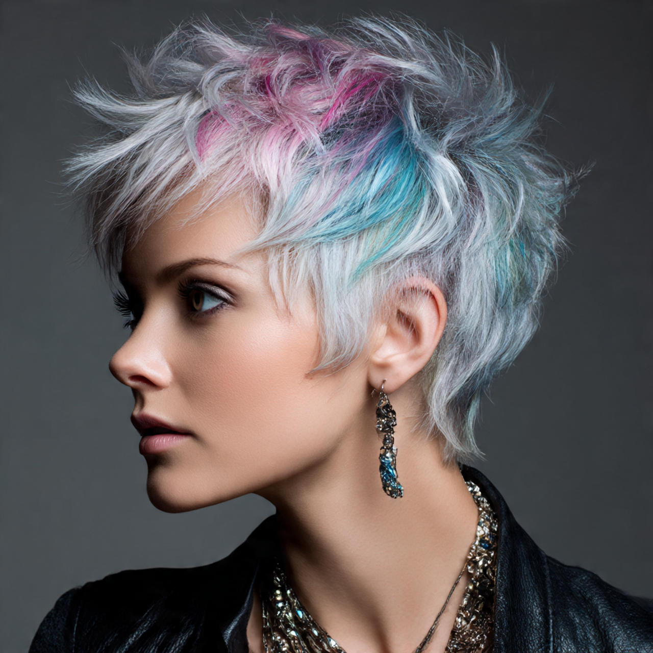 Pixie Wolf Cut: 20 Modern Ideas for a Fierce, Textured Look 6 Pixie Wolf Cut with Color Accents