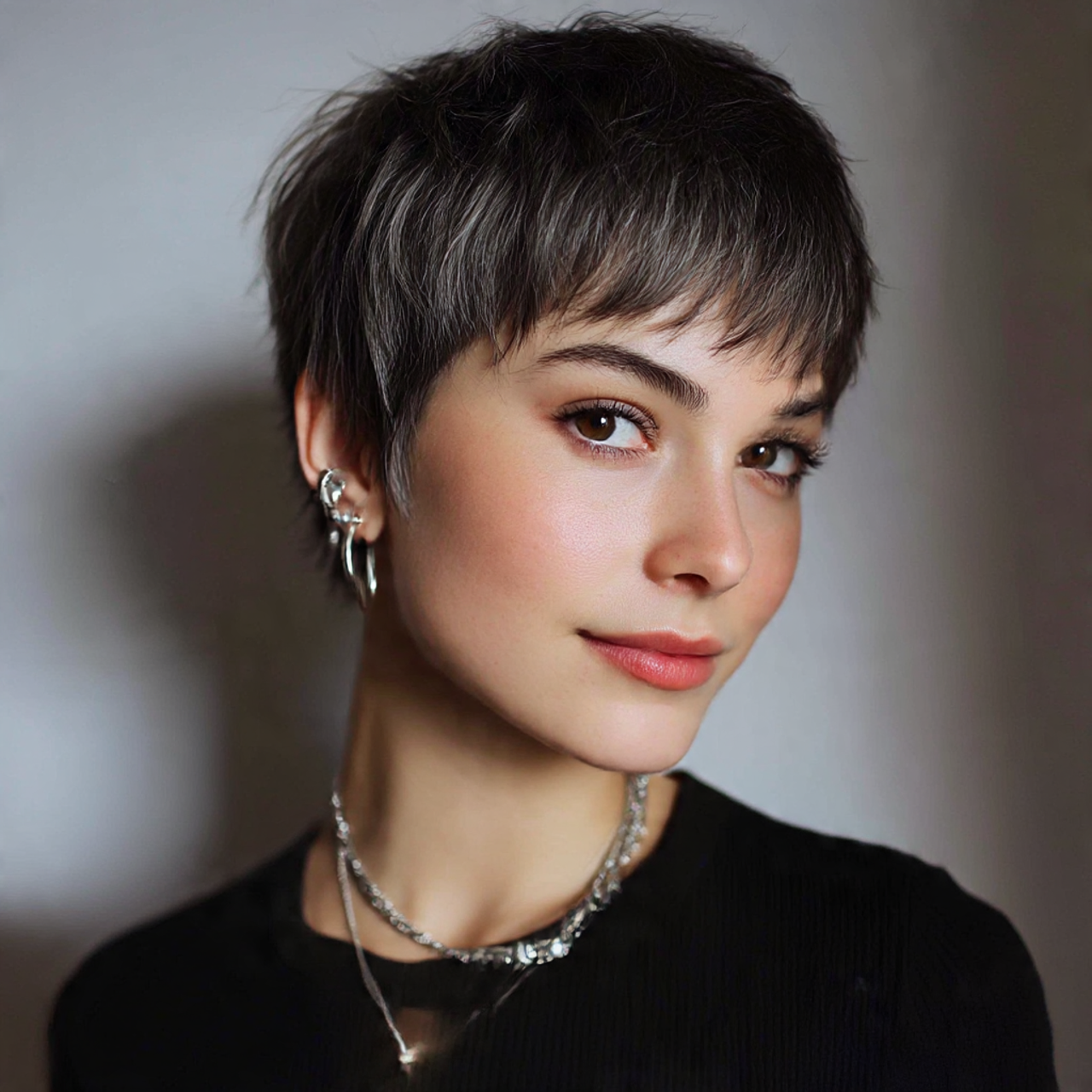 Pixie Wolf Cut: 20 Modern Ideas for a Fierce, Textured Look 1 Pixie Wolf Cut with Curtain Bangs