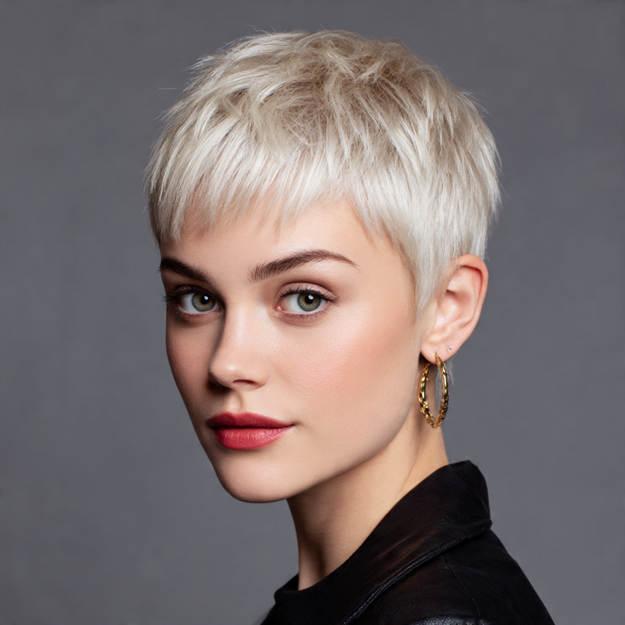 Pixie Wolf Cut: 20 Modern Ideas for a Fierce, Textured Look 19 Pixie Wolf Cut with Gloss Finish