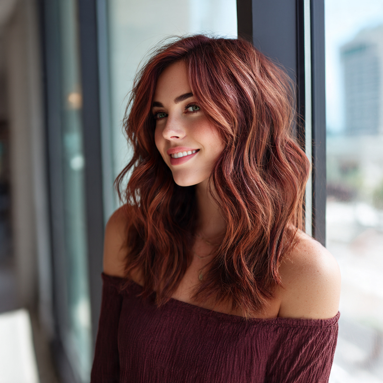 25 Stunning Red Wolf Cut for Women – Unleash Your Wild Beauty 10 Red Balayage Wolf Cut for Women