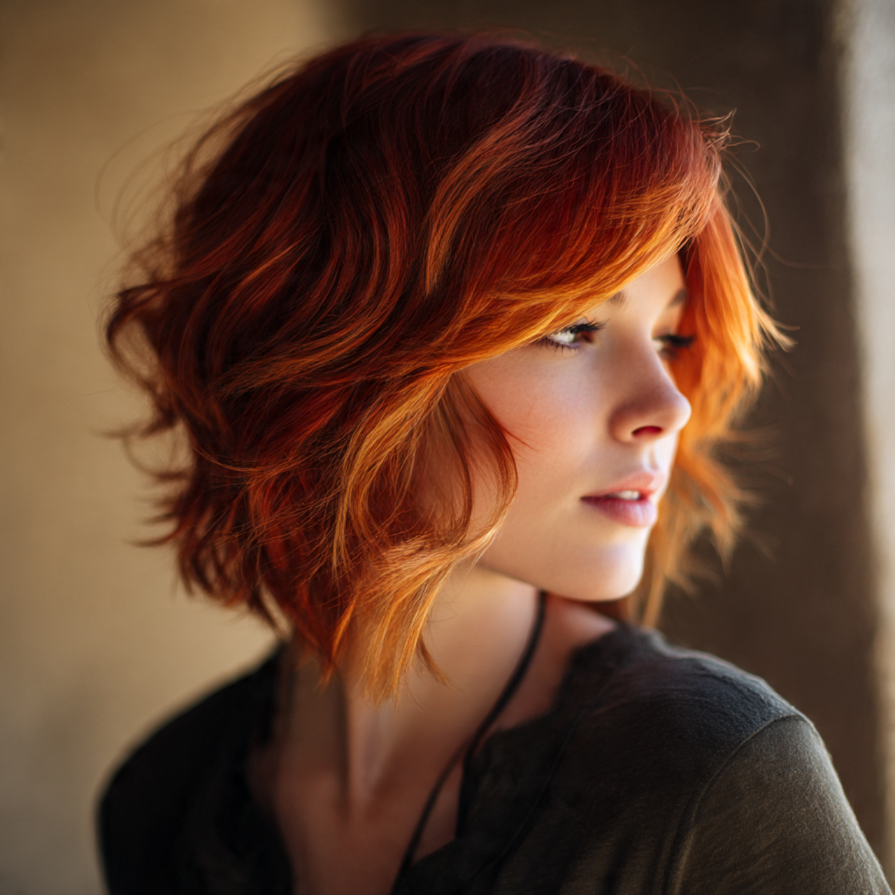 25 Stunning Red Wolf Cut for Women – Unleash Your Wild Beauty 21 Red Wolf Cut with Highlights