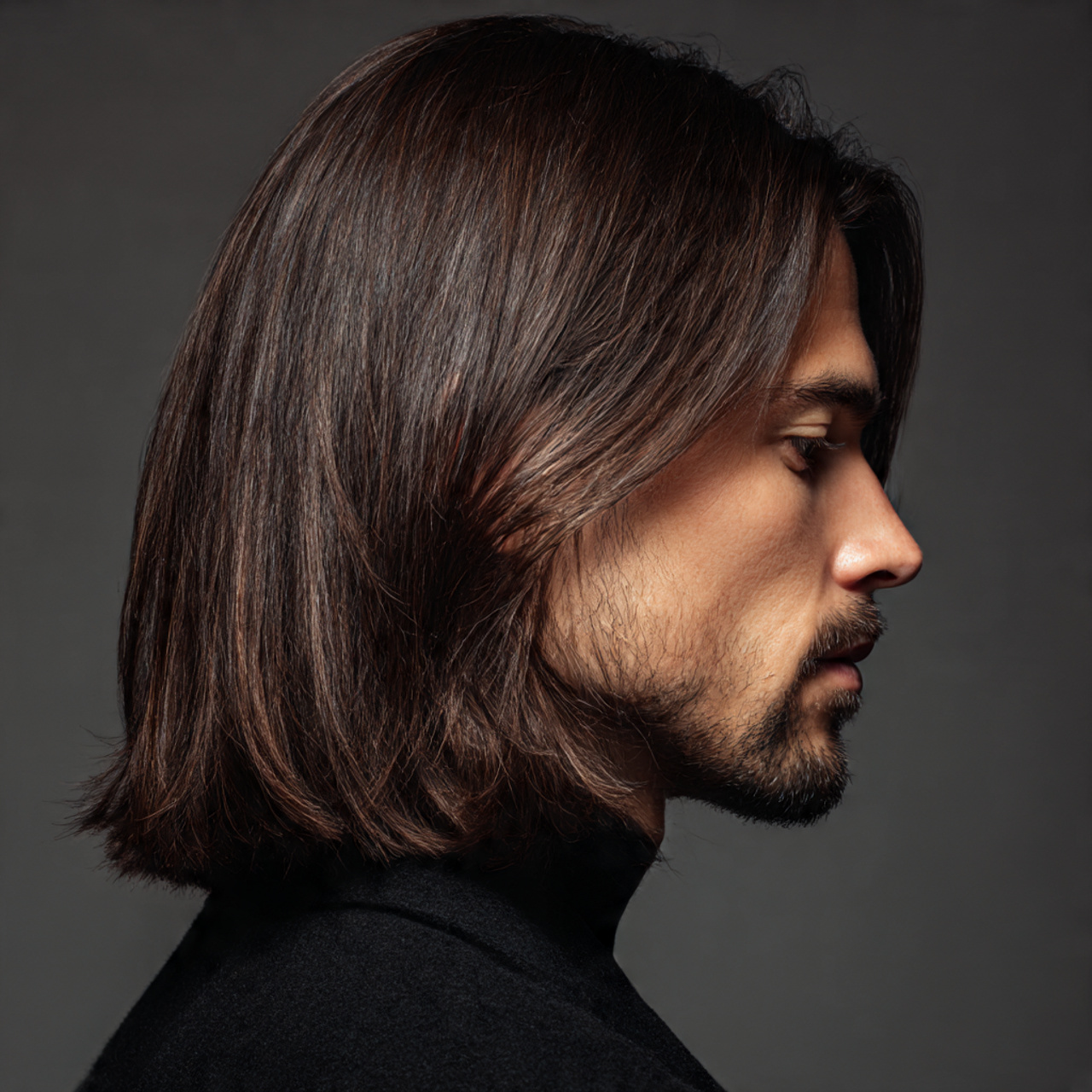 Shoulder Length Precision Hairstyles for Long Hair Men