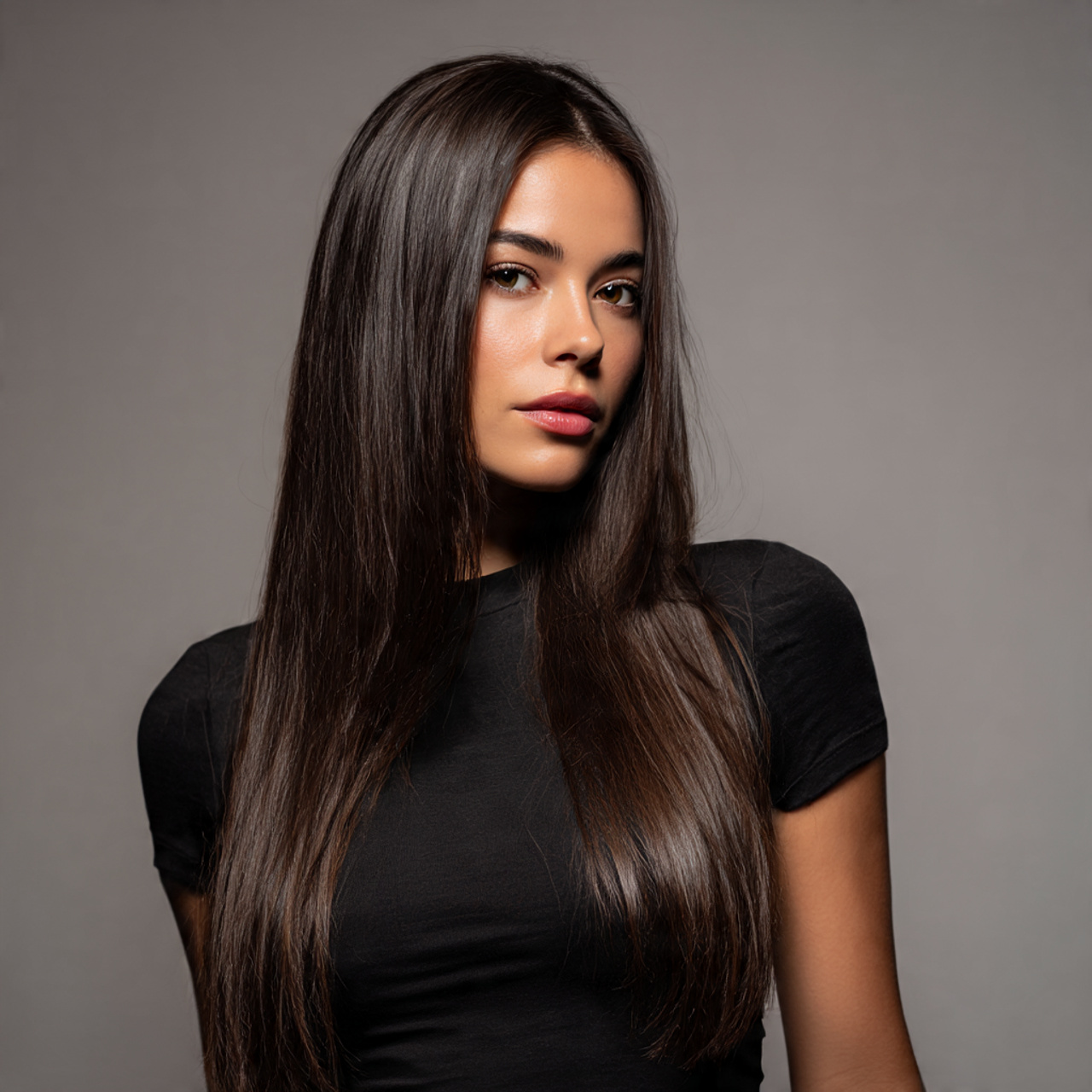 Sleek Straight Hairstyles for Long Hair Women