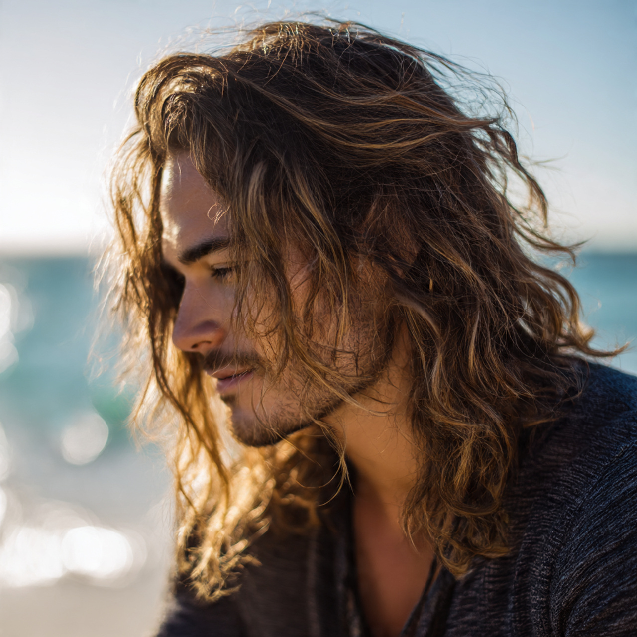 Surf Inspired Hairstyles for Long Hair Men