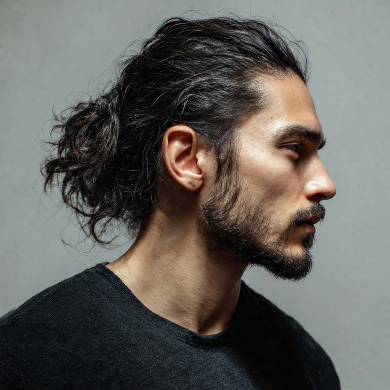 Tapered haircuts for long hair men