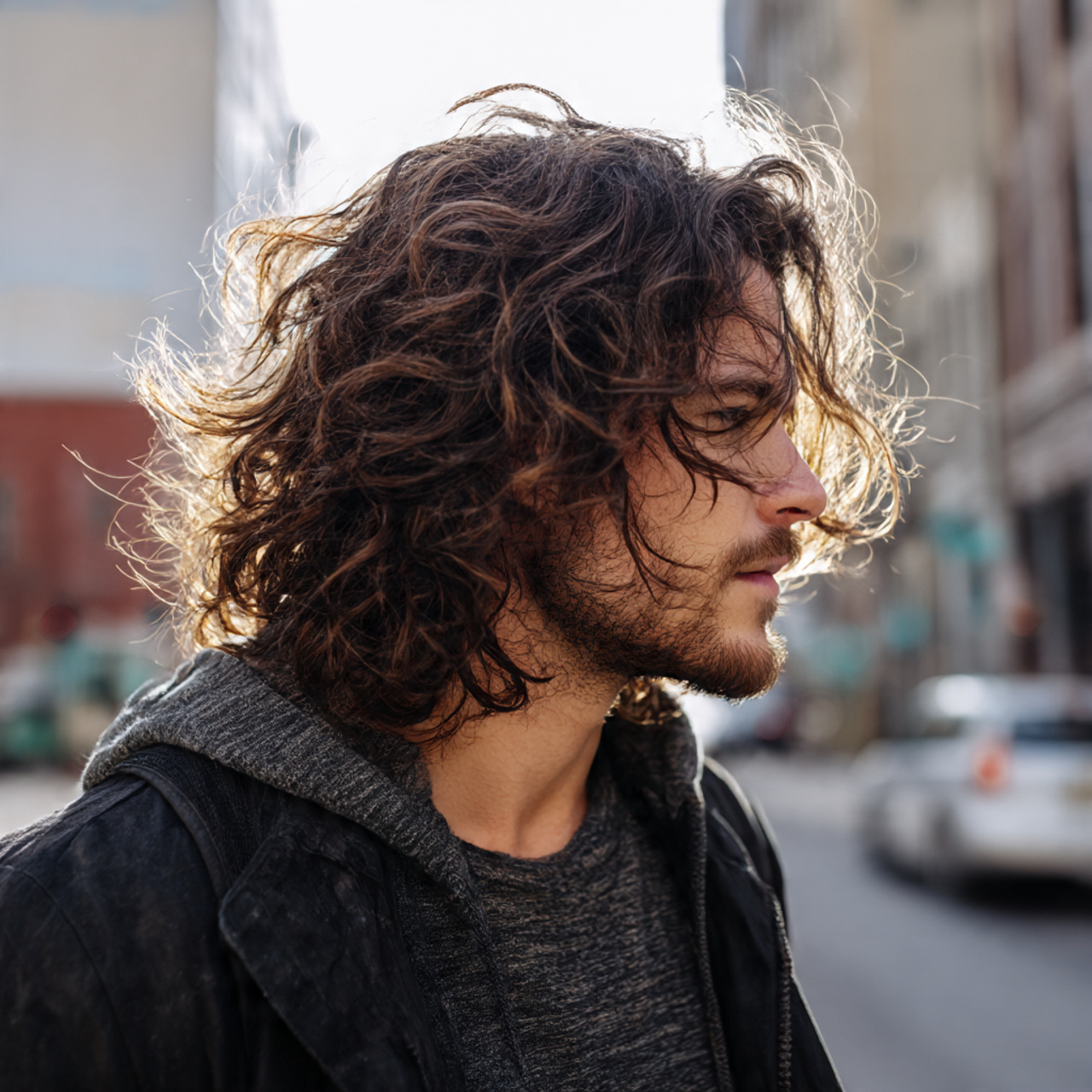 Textured Shag Hairstyles for Long Hair Men
