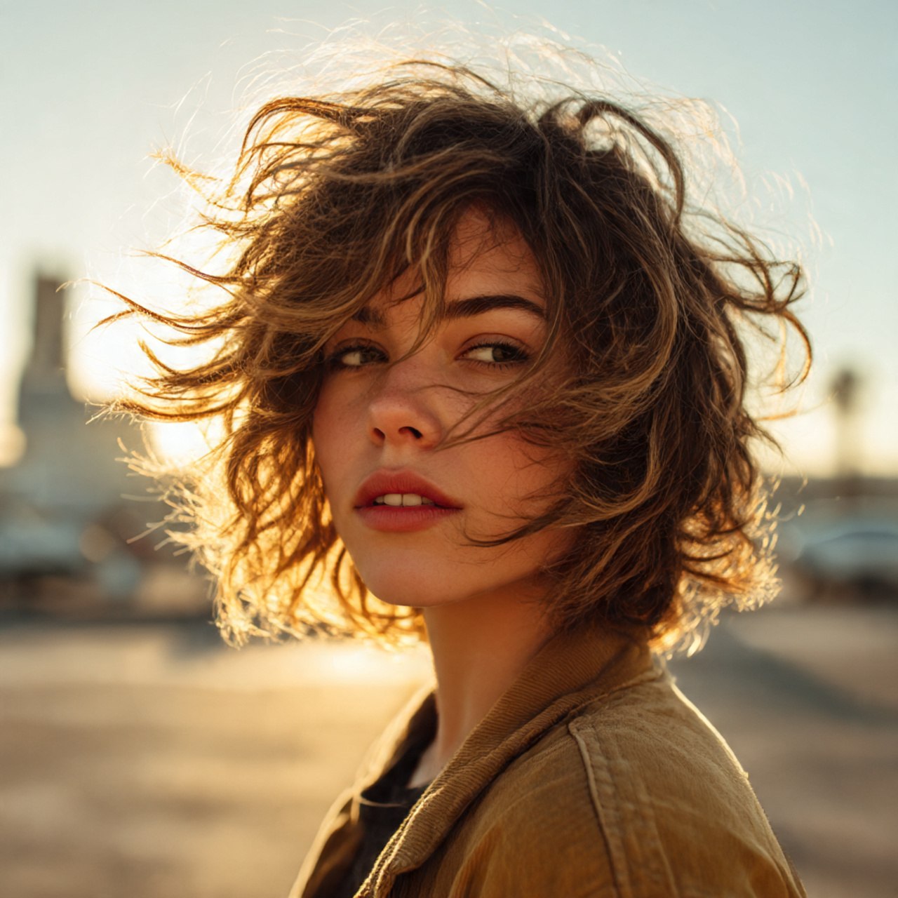 25 Stunning Wavy Wolf Cut Ideas for Women 14 Tousled Wavy Wolf Cut for Women