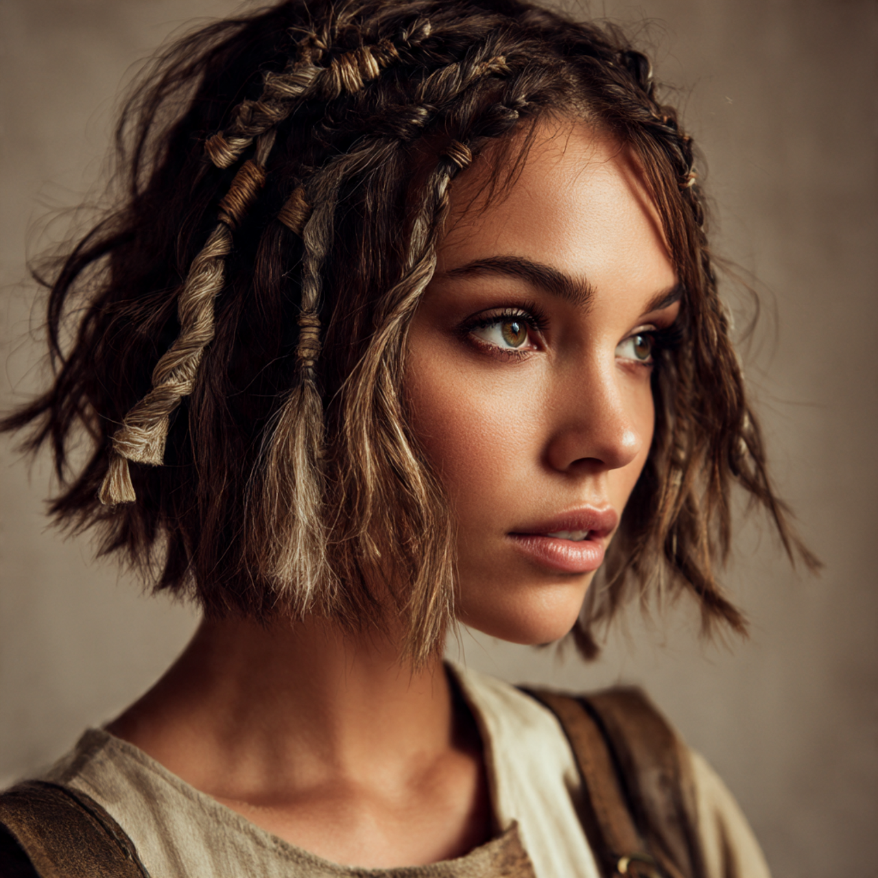 Twisted Wolf Cut Braids for Women