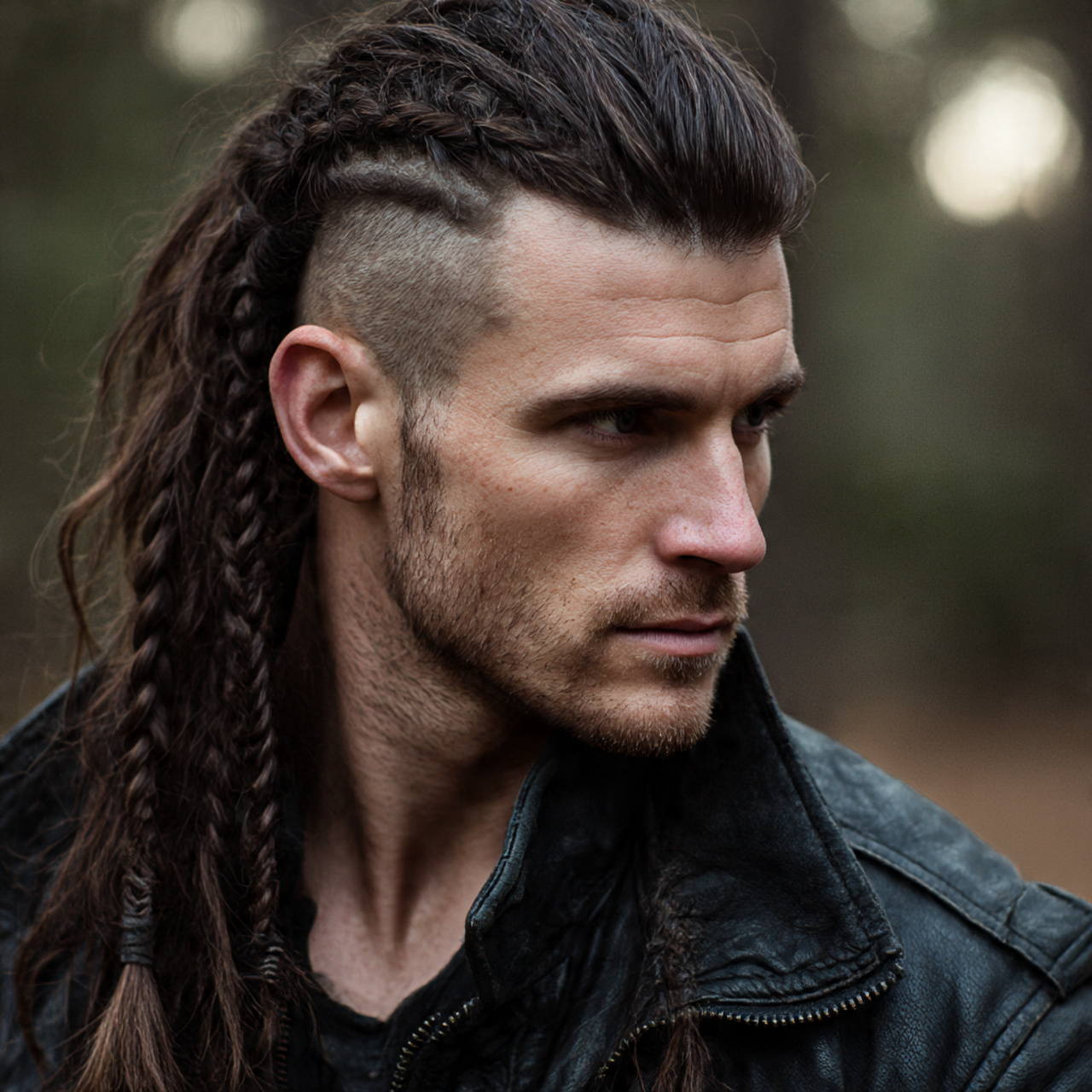 Viking Inspired Hairstyles for Long Hair Men