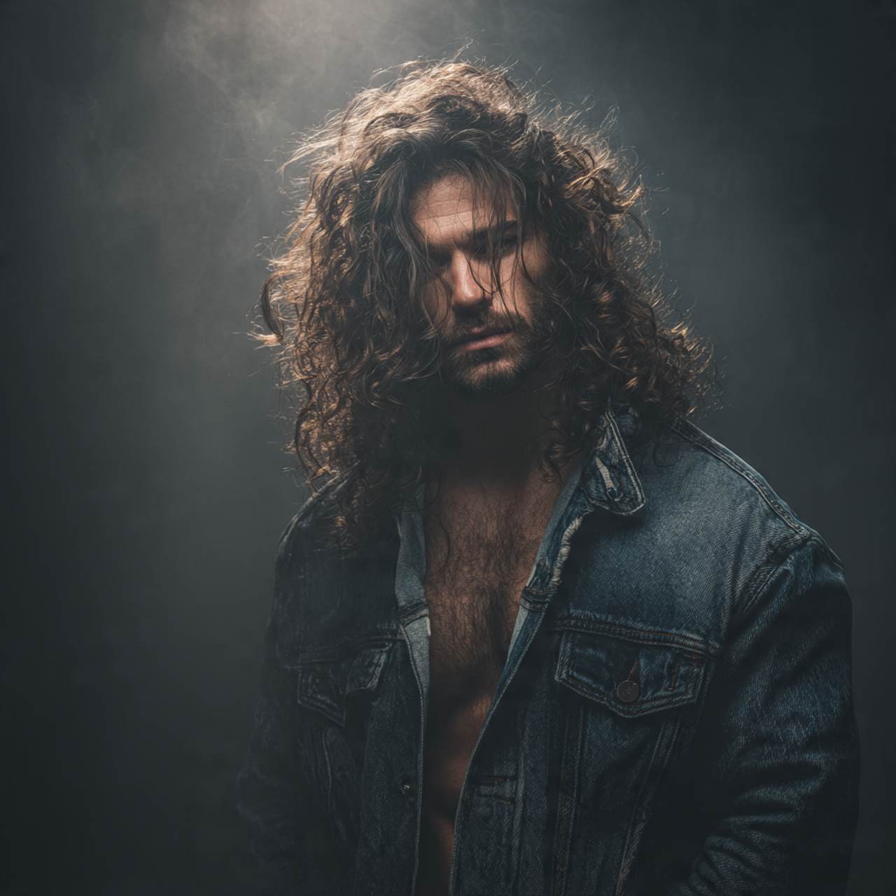 Voluminous Wolf Mullet Men for Rockstar Energy