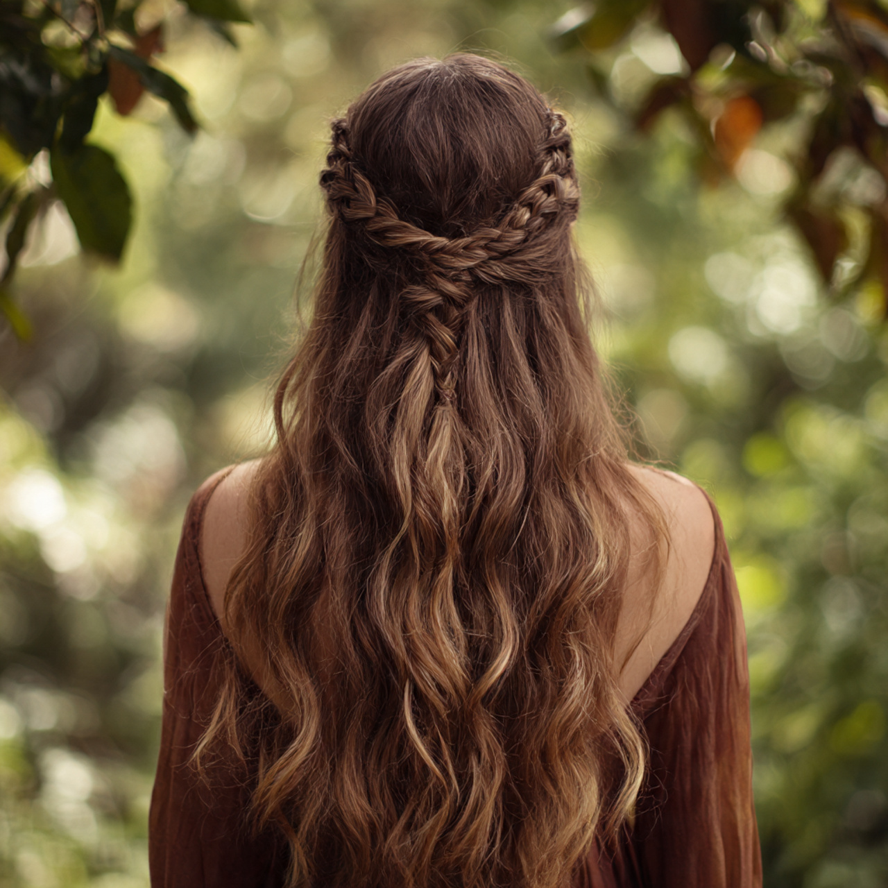 Waterfall Braid Hairstyles for Long Hair Women