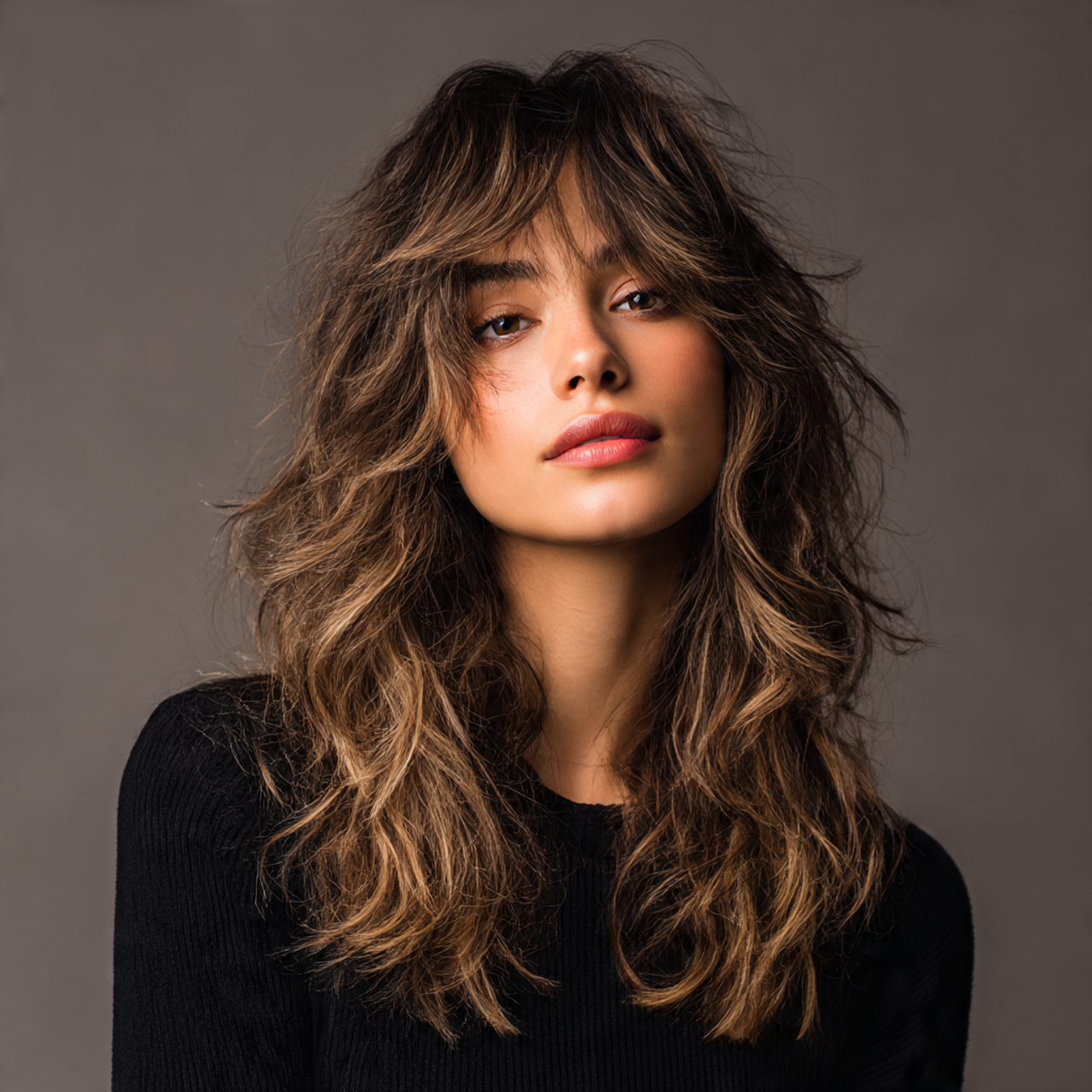 Wavy Fluffy Wolf Cut for Women