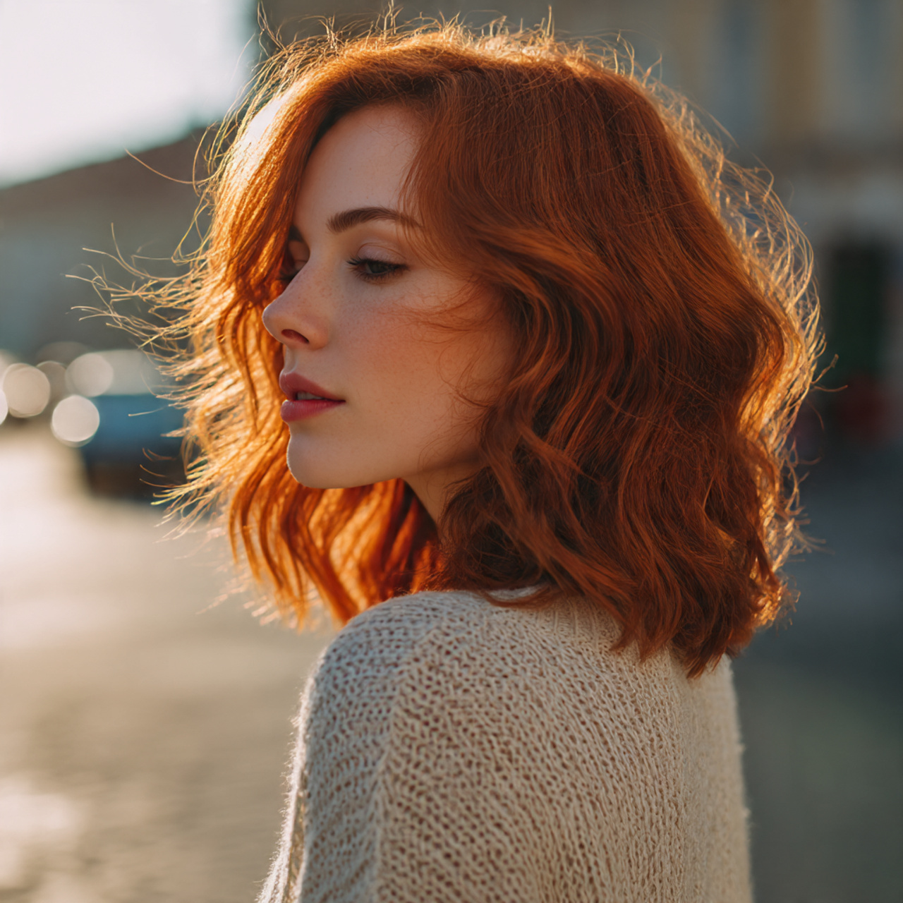 25 Stunning Red Wolf Cut for Women – Unleash Your Wild Beauty 17 Wavy Red Wolf Cut for Women