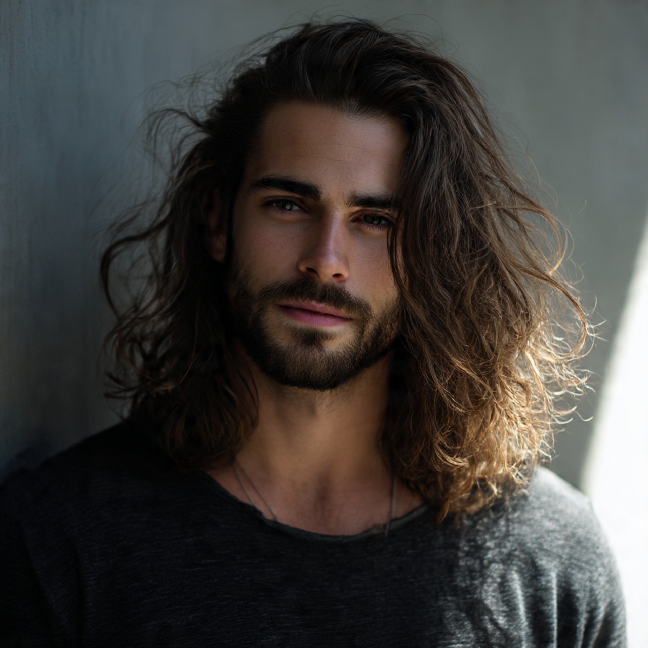 Wild Natural Hairstyles for Long Hair Men
