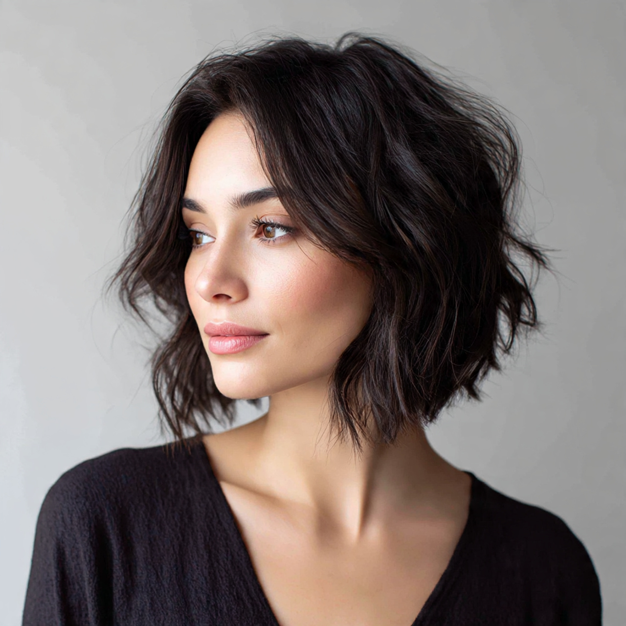 25 Best Hairstyles for Wavy Hair – Defined Waves 5 A-Line Wavy Lob