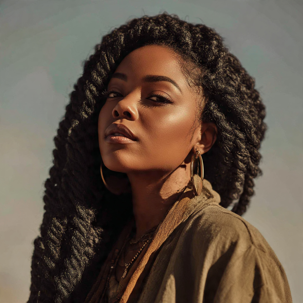 Braid Hairstyles: Marley Twists