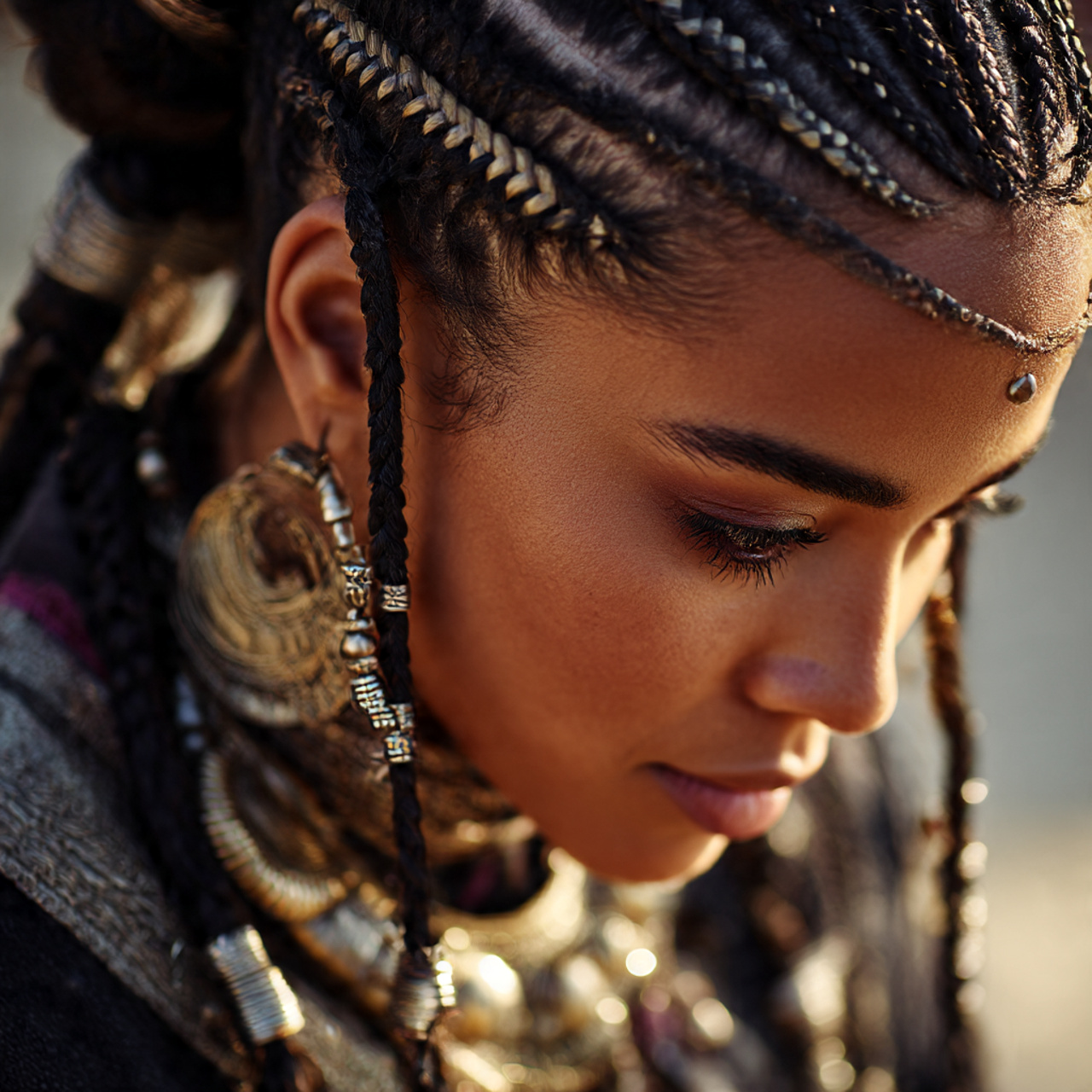 Braid Hairstyles: Tribal Braids